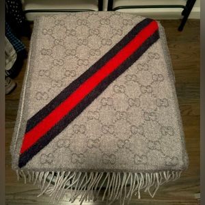 GUCCI – Heritage Wool Blend Scarf